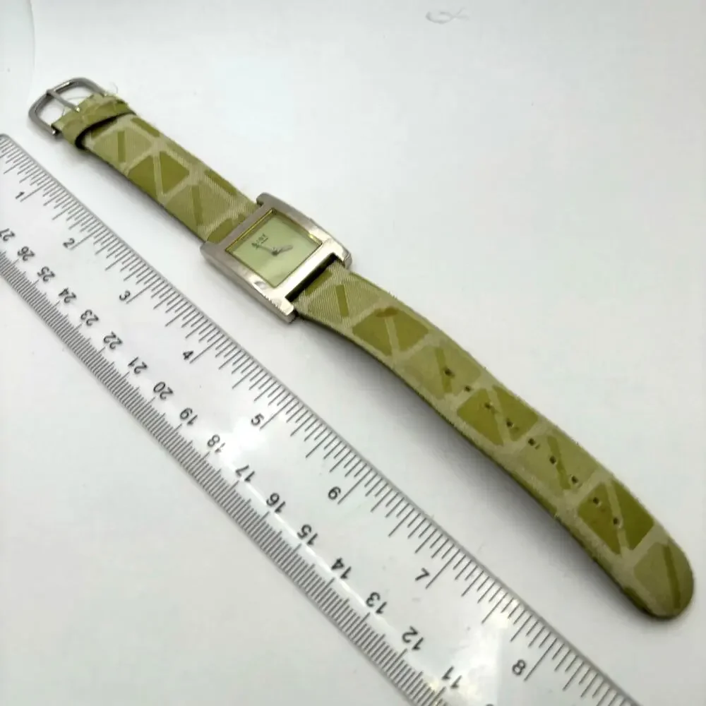 Silver & Green Nine & Company Watch